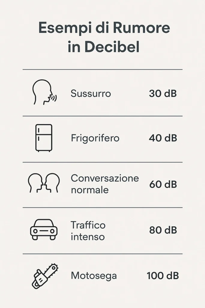 Infografica decibel